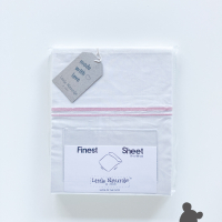 Jollein // Wieglaken // Two Stripes // Roze
