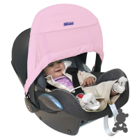 Dooky // Zonnescherm Autostoel groep 0 // Roze