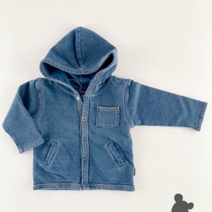 Bess // Jeanscardigan met kap