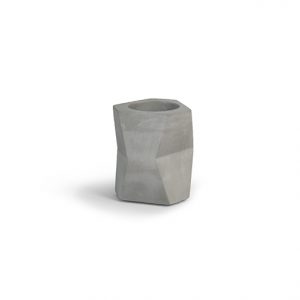 Facet // Bloempot of Pennenhouder // LIGHT GREY