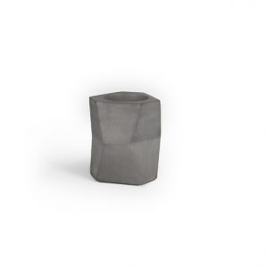 Facet // Bloempot of Pennenhouder // Dark Grey