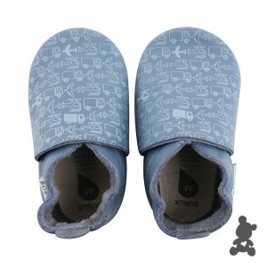 Bobux // Soft Sole // Transport Blauw