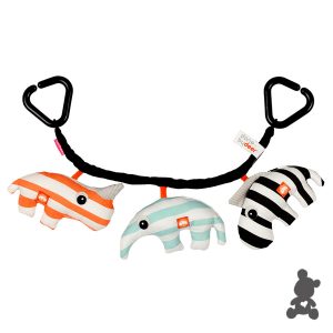 Done by Deer // Autostoel & Kinderwagenspeeltje // Blauw