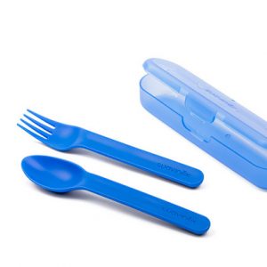 Suavinex // Bestekset in een doosje // Blauw