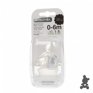 Suavinex // Speen silicone dentaal // Slow flow 0-6m