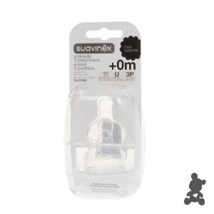 Suavinex // Speen silicone rond // Variabel 0m+