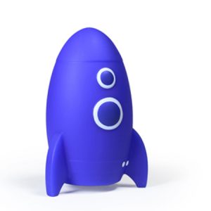 Atelier Pierre // Kleine Ledlamp Raket // Galaxy Blue