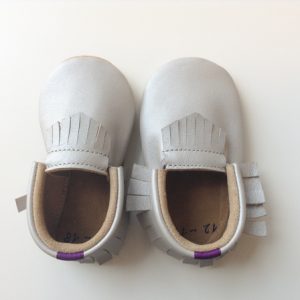 Puriy // Babysloefje zachte zool // Zilver