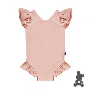 House of Jamie // Ruffled Zwempakje // PowderPink