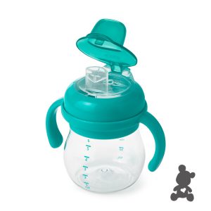 OxoTot // Drinkbeker met zachte tuit (175ml) // Teal