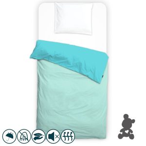 Louis le Sec // Dekbedovertrek Babybed // Blue on Blue