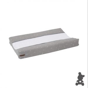 Little Dutch // Aankleedkussenhoes // Grey Little Stars