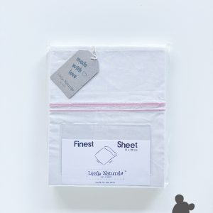 Jollein // Wieglaken // Two Stripes // Roze