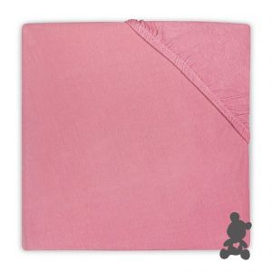 Jollein // Hoeslaken 75x95cm // Jersey // Raspberry