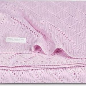 Jollein // Wiegdeken Knitted Bamboo // Roze