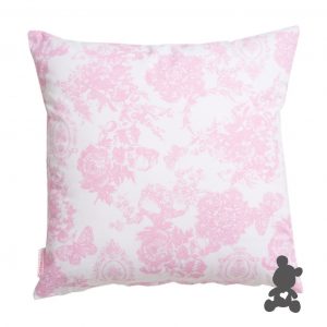 CottonBaby // Sierkussen // Toile // Vlinder Roze