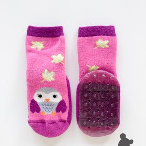 Ewers // Dikke antislipkousen // Uil Roze