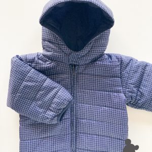 Absorba // Lichte donsjas // Geruit // Marine // 80