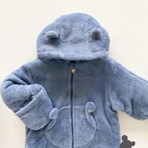 Noukie's // Warme winterjas // Grijsblauw // 80