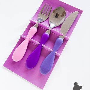 Sebra // Kinderbestek // Paars