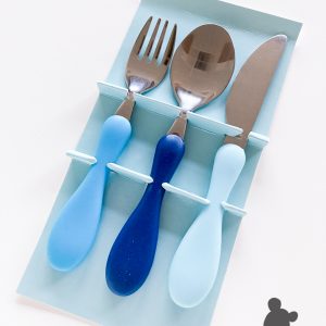 Sebra // Kinderbestek // Blauw