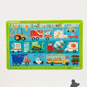 Crocodile Creek // Placemat // Voertuigen