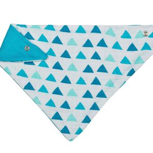 Lässig // Tetra Kwijlslab // Triangles Petrol