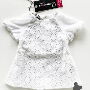 Strass // Zomerkleedje 'Broderie' // Wit