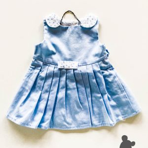 Strass // Zomerkleedje 'Hartjes' // Lichtblauw