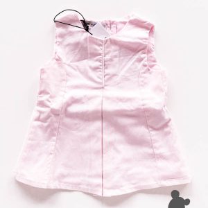 Strass // Zomerjurk 'Plooi' // Lichtroze