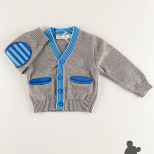 Babeurre // Klassieke Gilet // Grijs & Blauw