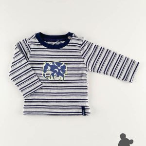 Noppies // Tshirt LM 'Stripes Elephant'