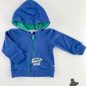 BlaBlaBla // Sweatvest met kap // Blauw