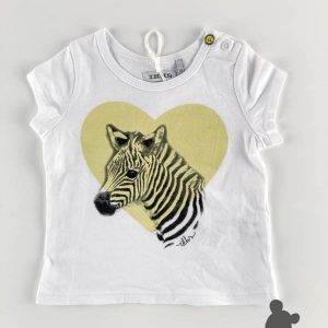 IKKS // Tshirt KM 'Zebra' // Wit