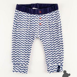 Noppies // Comfortbroekje 'Zigzag' // Blauw
