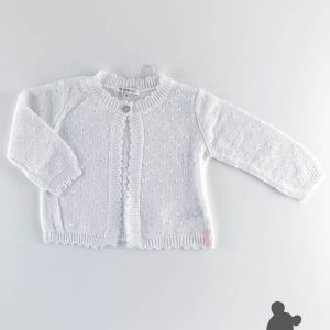 Noppies // Gehaakte cardigan // Wit