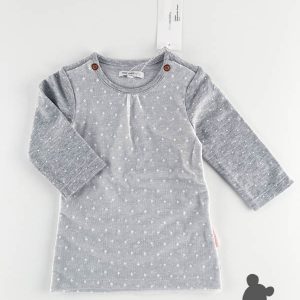Noppies // Sweaterjurk 'Duarte' // Lichtgrijs