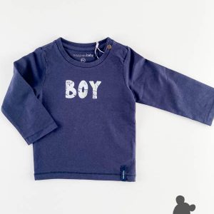 Noppies // Tshirt LM 'Boy' // Navy