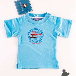 RiverWoods // Tshirt KM 'Plane' // Turkoois