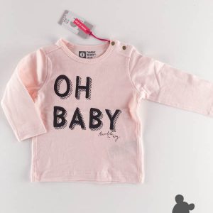 Tumble 'n Dry // Tshirt LM 'Oh Baby' // Lichtroze