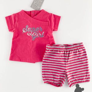 Wiplala // Set tshirt & Short // Fuchsia