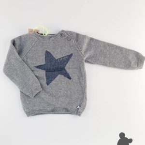 BlaBlaBla // Pullover 'Glitterster' // Melee Grijs
