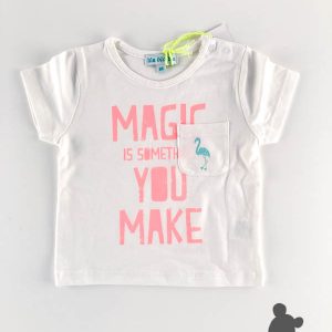 BlaBlaBla // Tshirt KM 'Flamingo' // Offwhite