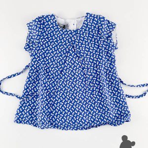 Strass // Zomerkleedje 'Veertjes' // Blauw & Wit