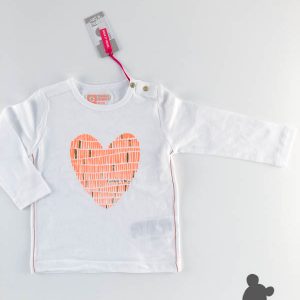 Tumble 'n Dry // Tshirt LM 'Hearts' // Zalmoranje & Wit