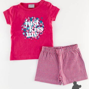 Wiplala // Pyjama met short 'Just Kiss Me'